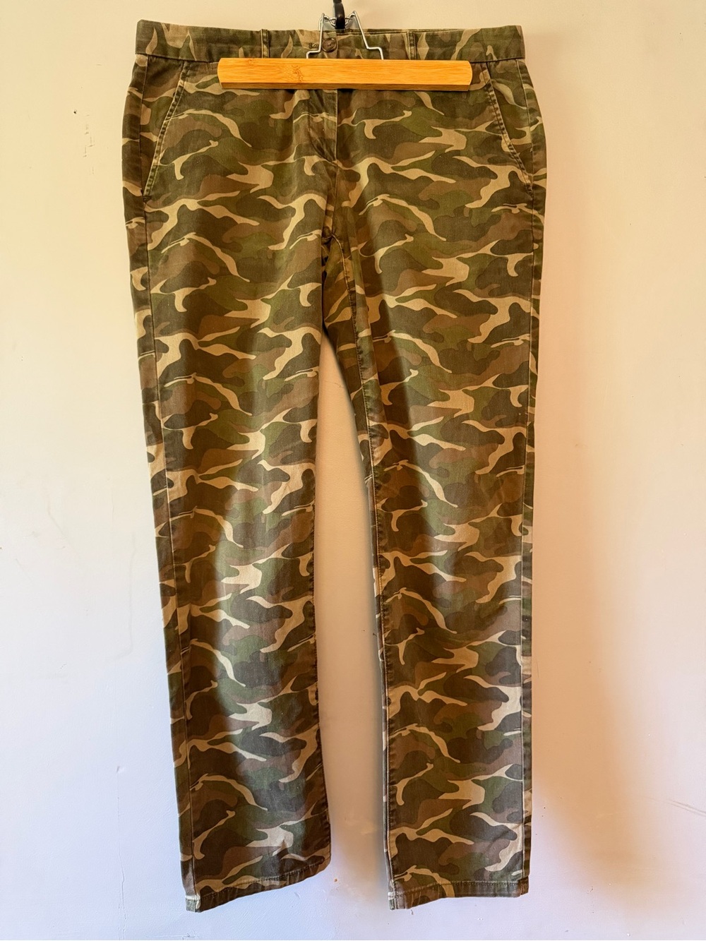 GAP Khaki Green Camouflage Pants